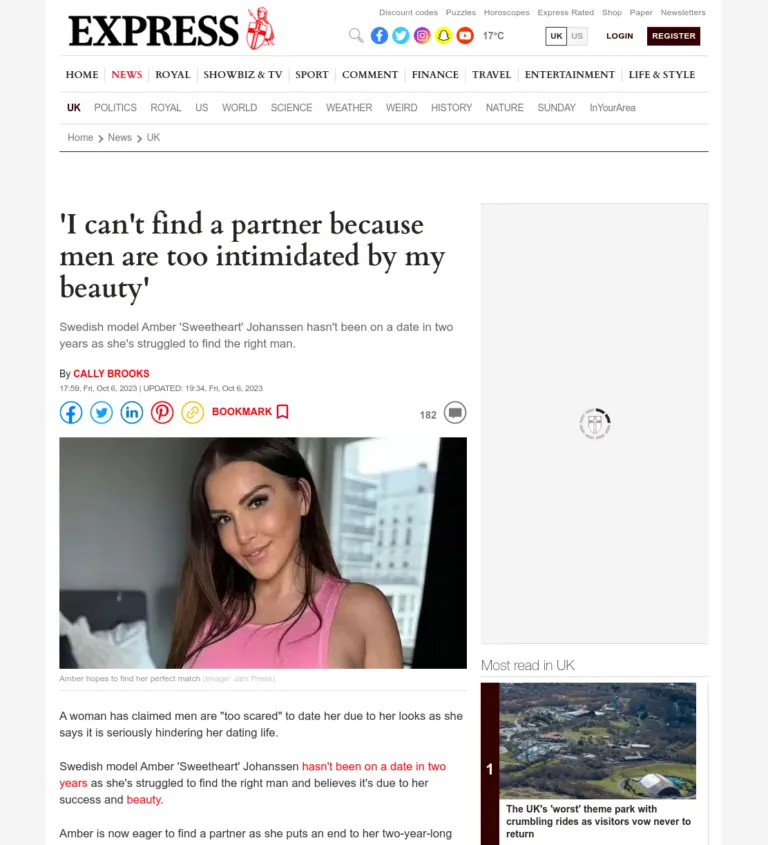 Coverage in Daily Express