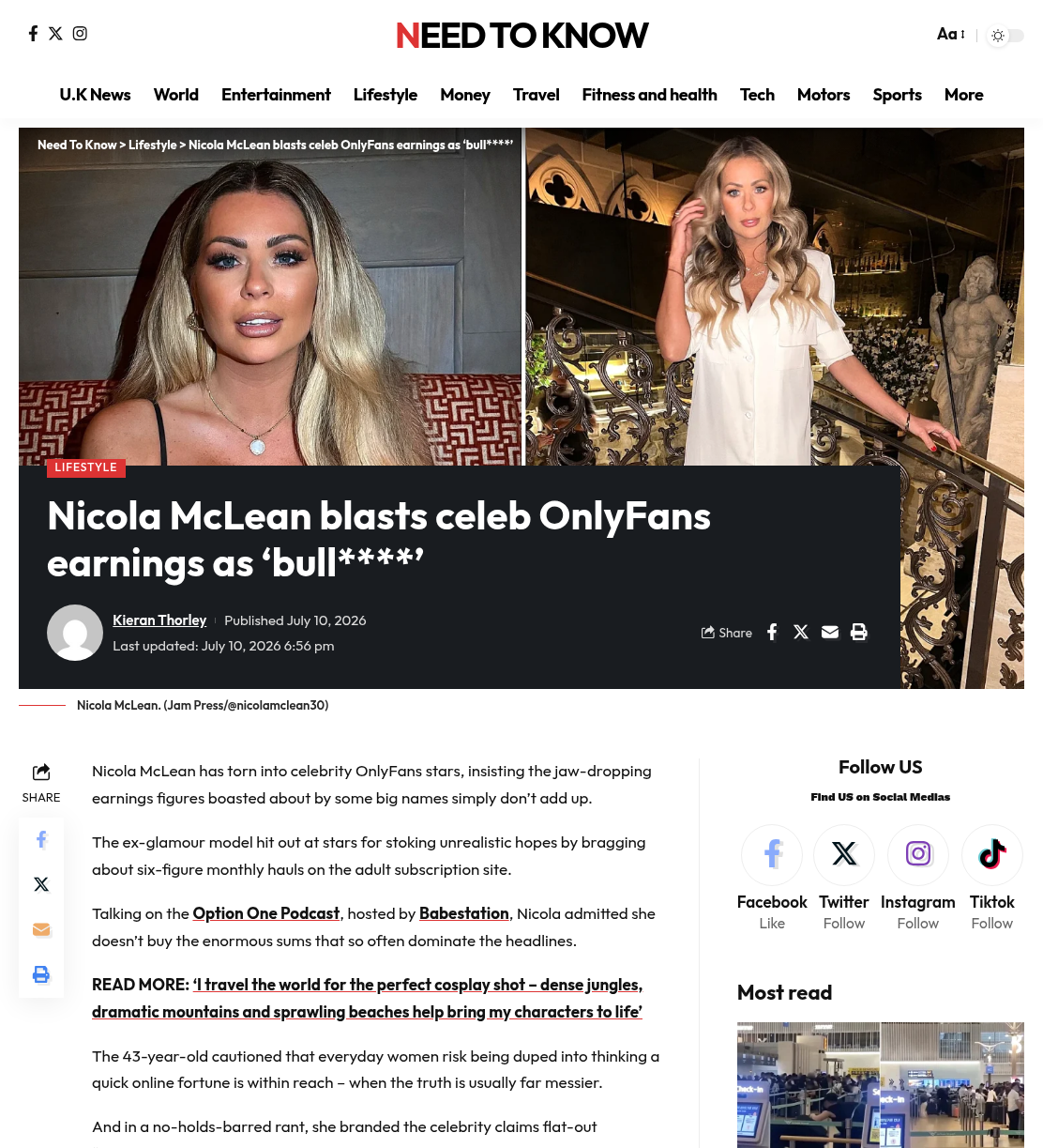 Coverage in Need To Know