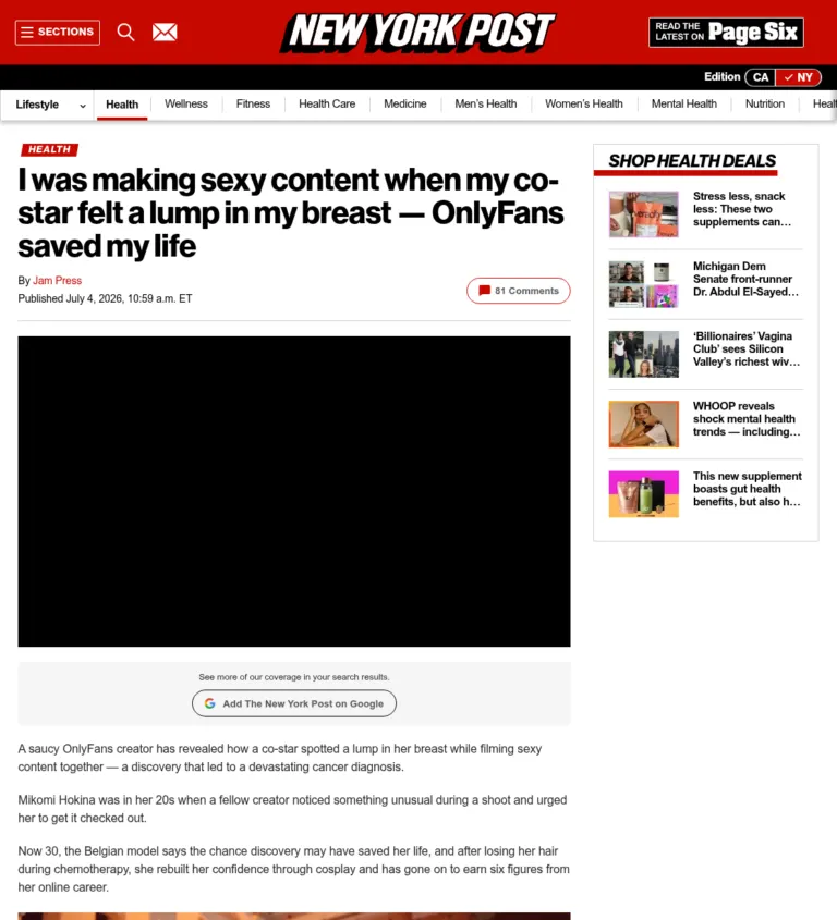 Coverage in New York Post